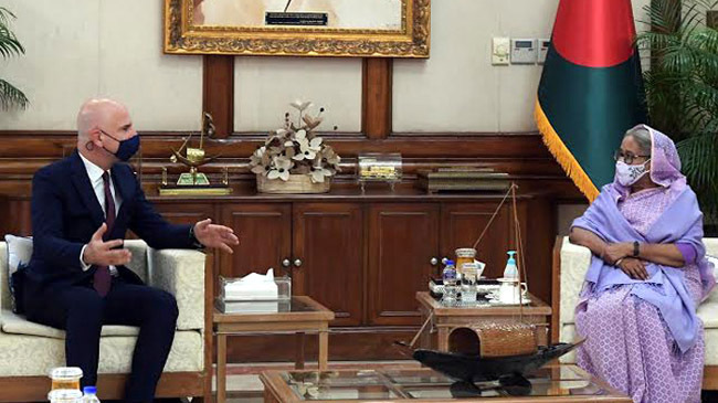 pm hasina and turkey embassador