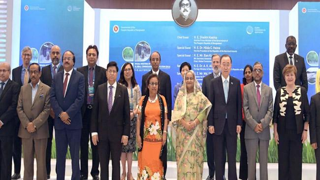 pm hasina in adaptation confernce