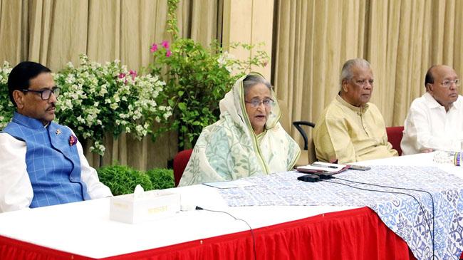 pm hasina in meeting