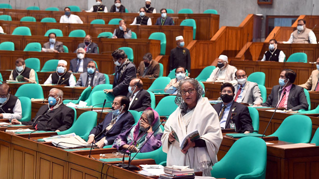 pm hasina in parliament 2