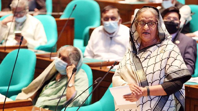 pm hasina in parliament 3