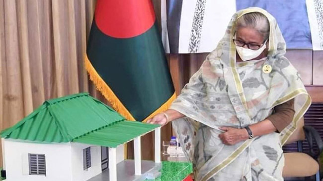 pm hasina inaugurate house handed