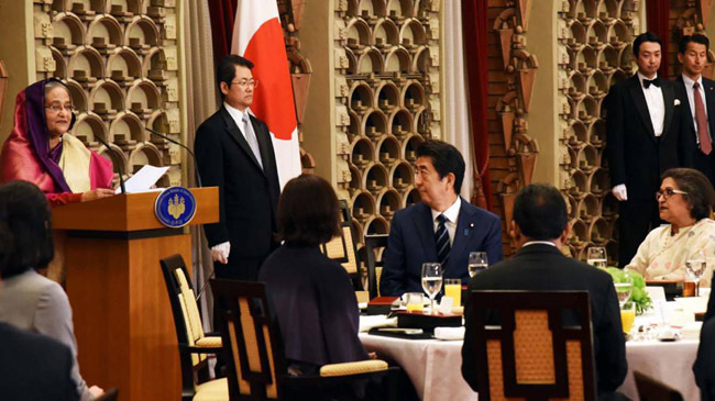 pm hasina japan