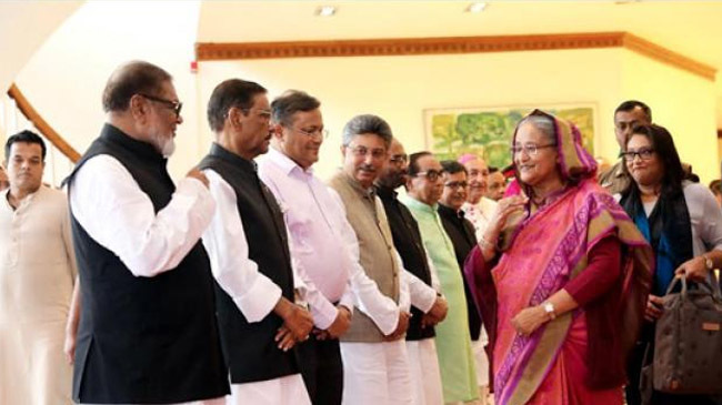 pm hasina left dhaka