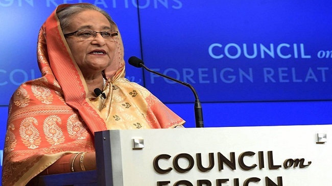 pm hasina un