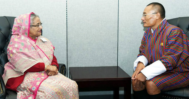 pm hasina vs bhutan pm