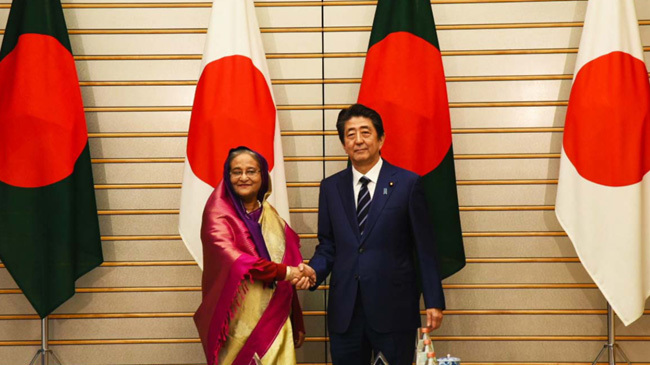 pm hasina with abey
