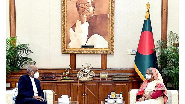 pm hasina with maldives hc