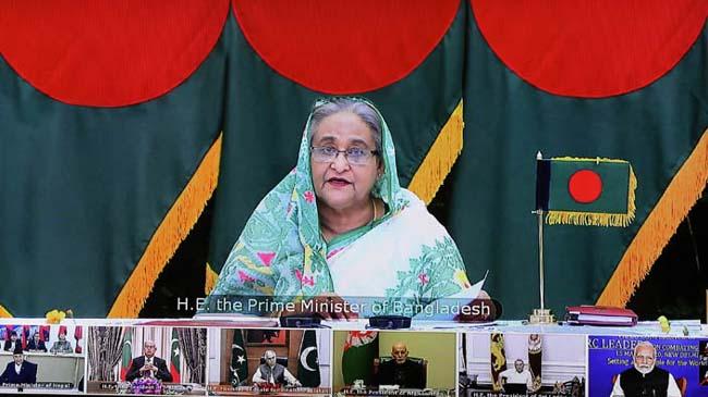 pm hasina with sarrc countries