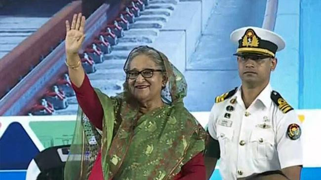 pm opens dhaka bhanga rail service
