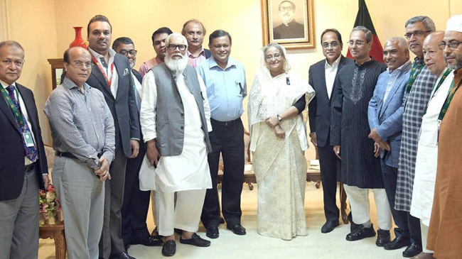 pm seikh hasina with atco