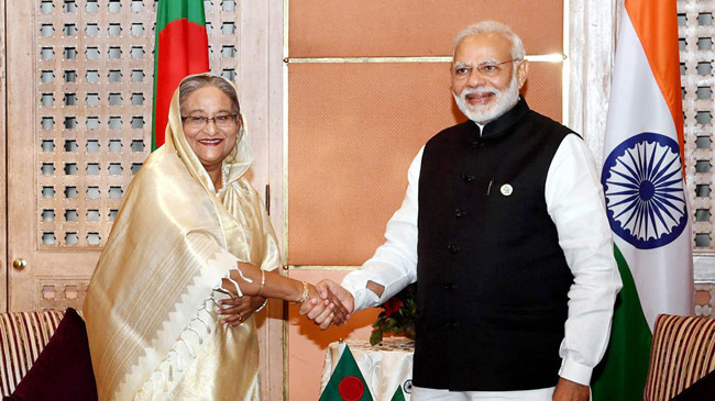 pm sheik hasina and norendro modi