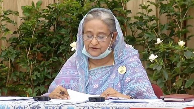 pm sheikh hasina ganabhaban press conference