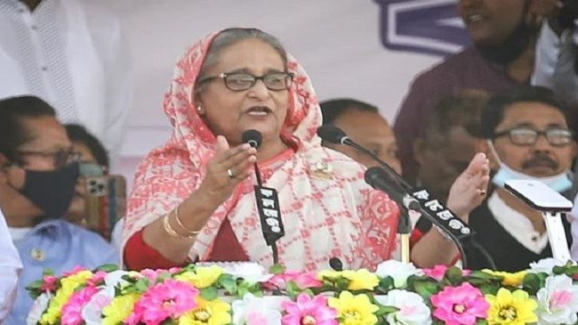 pm sheikh hasina jashore