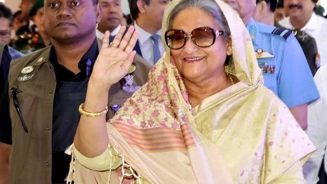 pm sheikh hasina returned