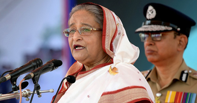 pm shekh hasina in police week