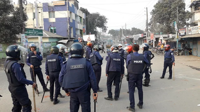 police and bnp clash in panchgarh