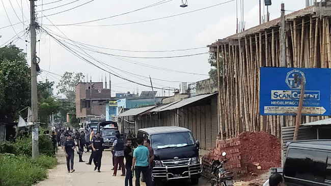police surrounded house in fotulla