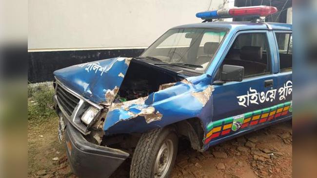 police van accident