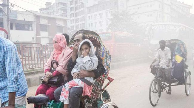 polluted air in dhaka