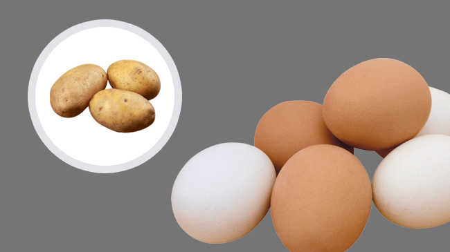 potato and egg