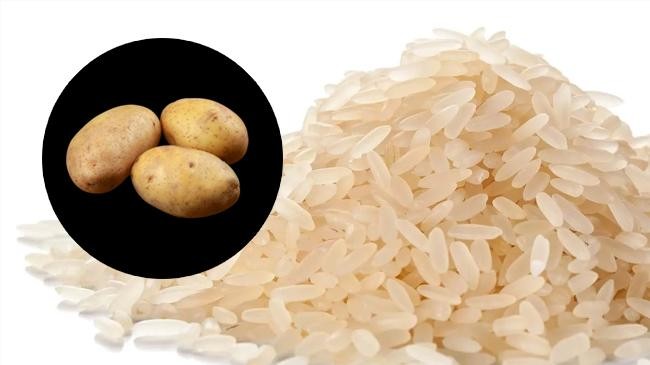 potato and rice