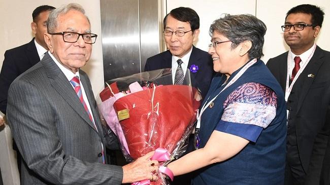 president hamid in tokyo