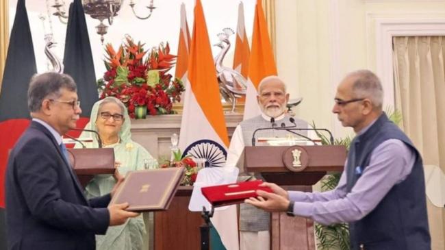 prime minister sheikh hasina and narendra modi