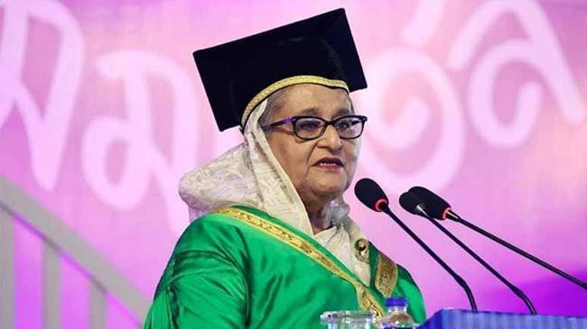 prime minister sheikh hasina at the 54th convocation of dhaka university