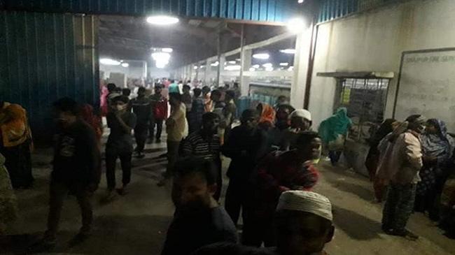 protest in rupali jute mill