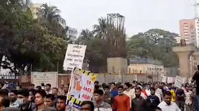 protests against modis visit 1