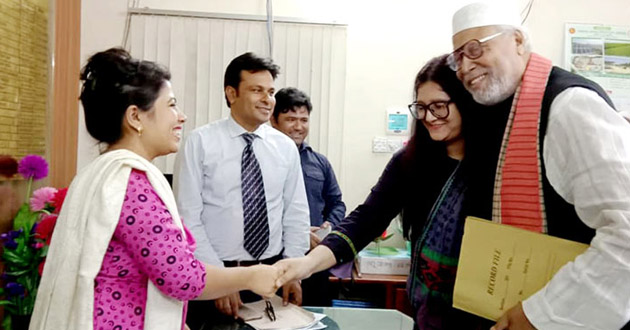 quader siddiky with his doughter pic