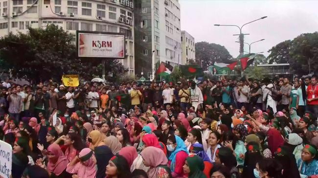 quota protesters