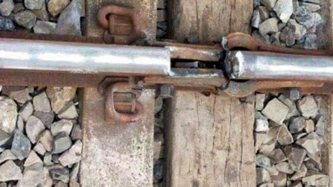 rail line broken joypurhat