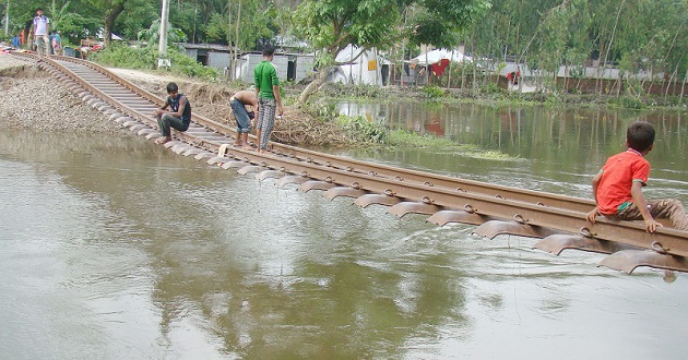 rail line like bridge