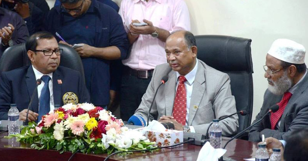 rail minister nurul islam sujon in meeting