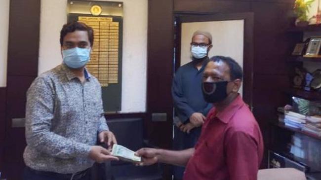 raj kumar bissas donate money