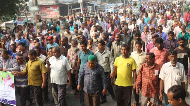 rajshahi jute protest