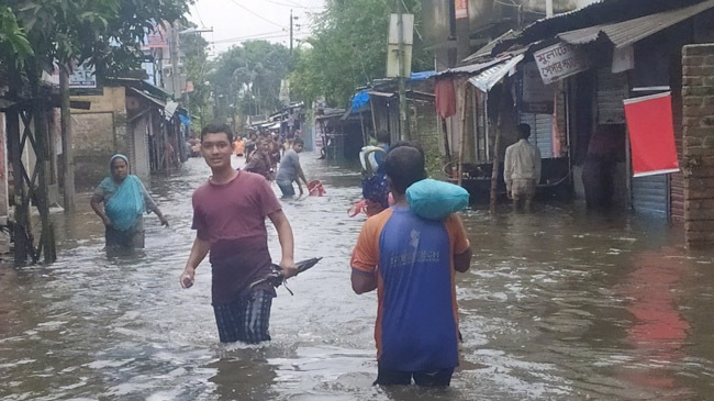rangpur city flooded
