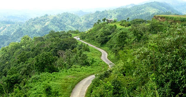 remote hilly area