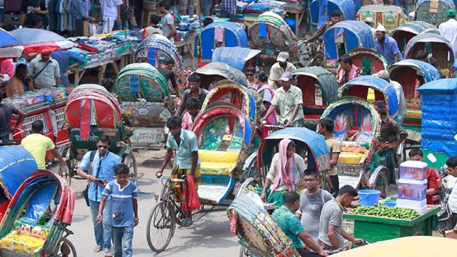 ricksha in dhaka