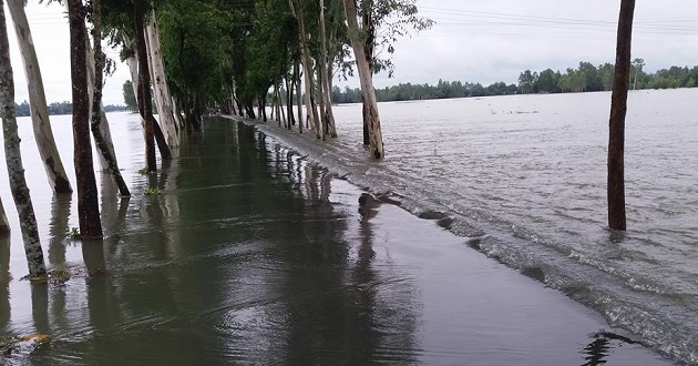 road flood