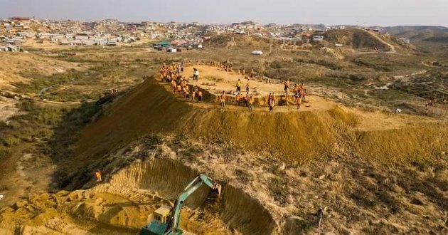 rohingya camp site