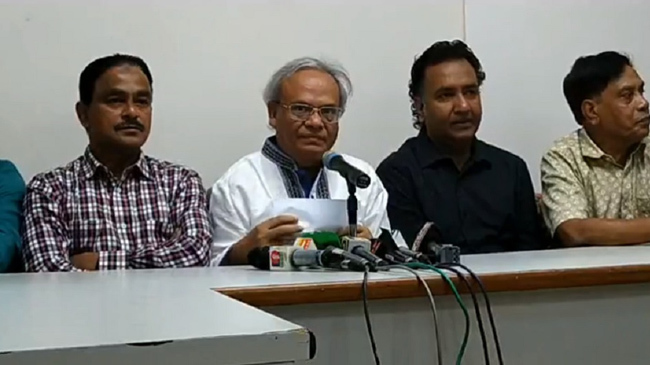 ruhul kabir rezvi in press briefing