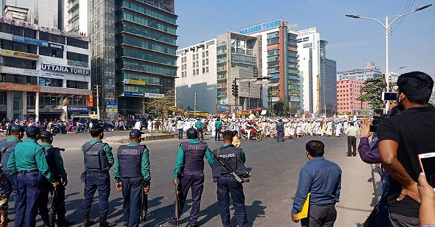 sad opposition rally