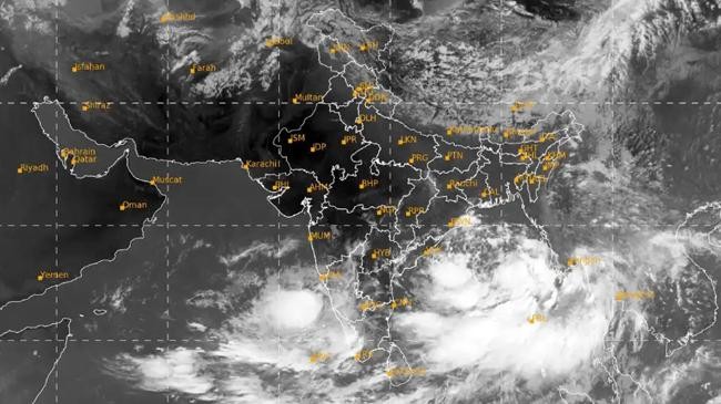 satellite image of bay of bengal