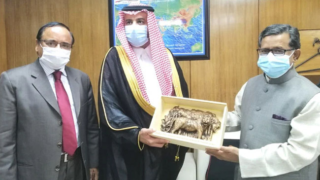saudi embassador meet state minister