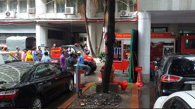 secretariat bulding fire