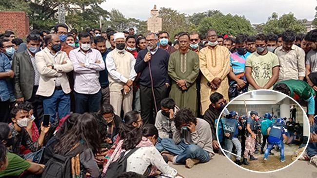 shahjalal university all buildings locked