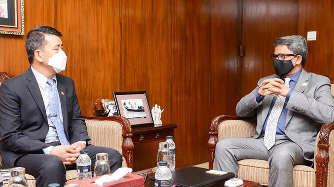 shahriar kabir and bhutan embassador